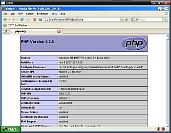MicroApachePE 2.0.61 + PHP 5.2.5